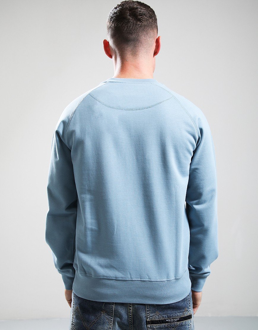 Marshall Artist Foundation Crew Sweat Steel Blue
