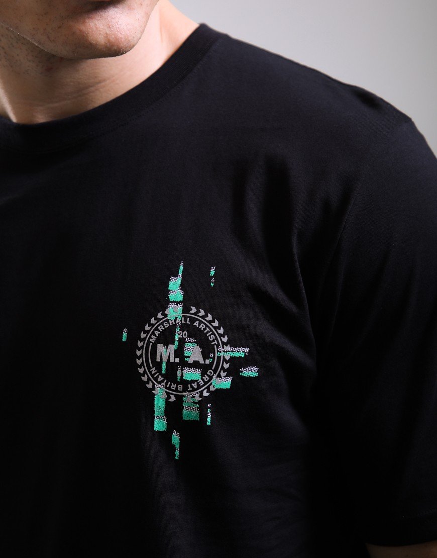 Marshall Artist Glitch Theory T-Shirt Black