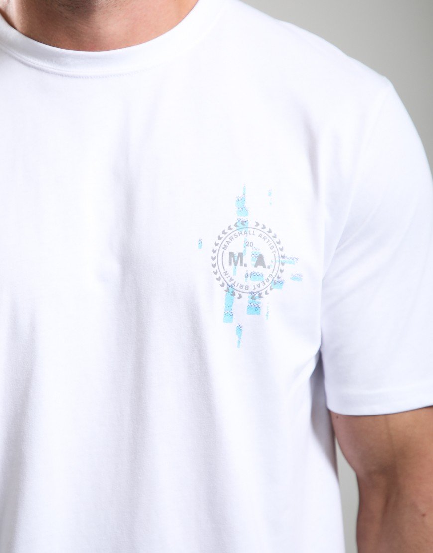 Marshall Artist Glitch Theory T-Shirt White