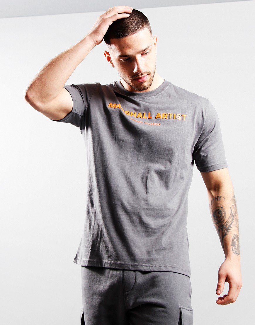 Marshall Artist HiDensity TShirt Grey Terraces Menswear