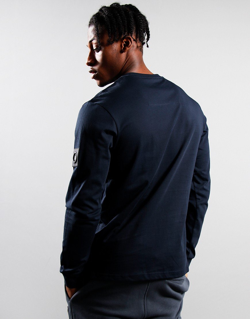 Marshall Artist Injection Long Sleeve T-Shirt Navy