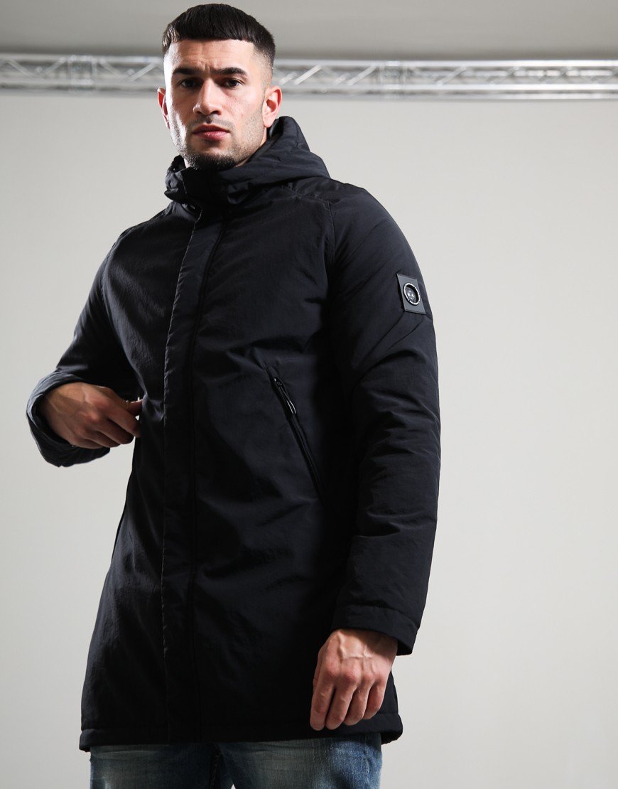Marshall Artist Kingston Trench Jacket Black