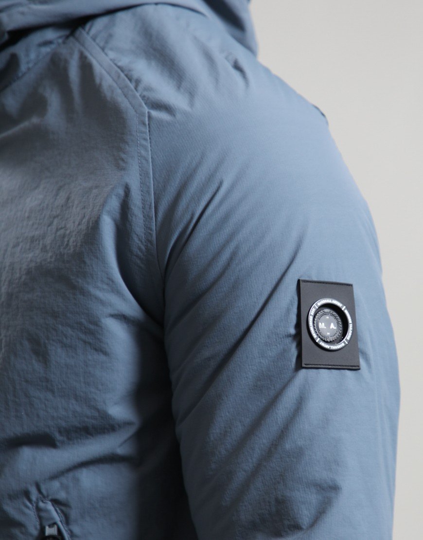 Marshall Artist Kingston Trench Jacket Storm Grey