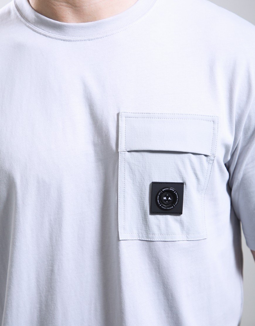 Marshall Artist Kyoto Pocket T-Shirt Oceanic Grey