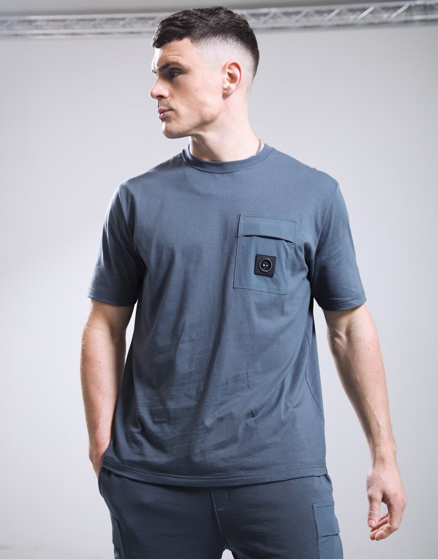 Marshall Artist Kyoto Pocket T-Shirt Slate