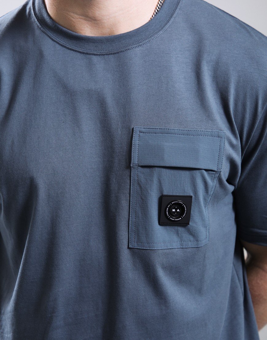 Marshall Artist Kyoto Pocket T-Shirt Slate
