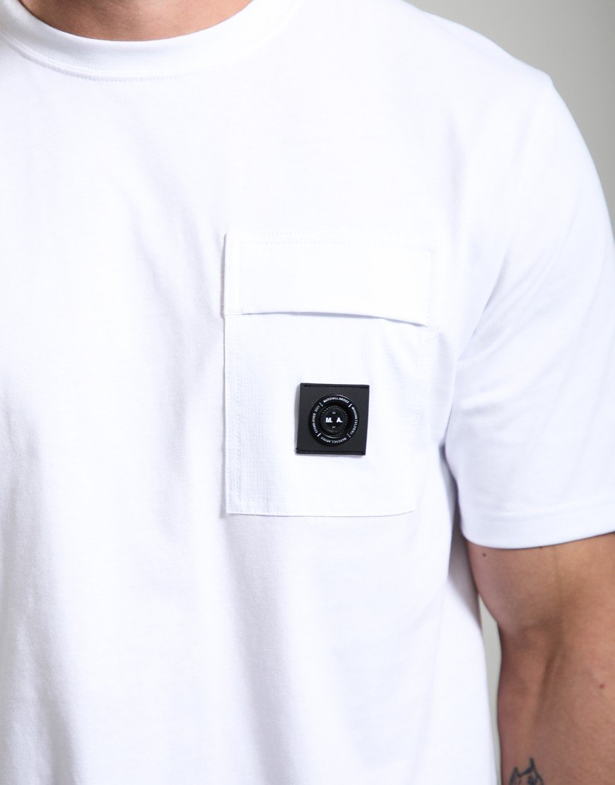 Marshall Artist Kyoto Pocket T-Shirt White