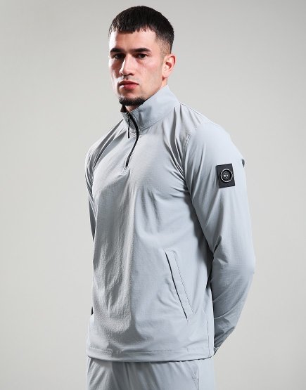 Marshall Artist Lennox 1/4 Zip Monument Grey