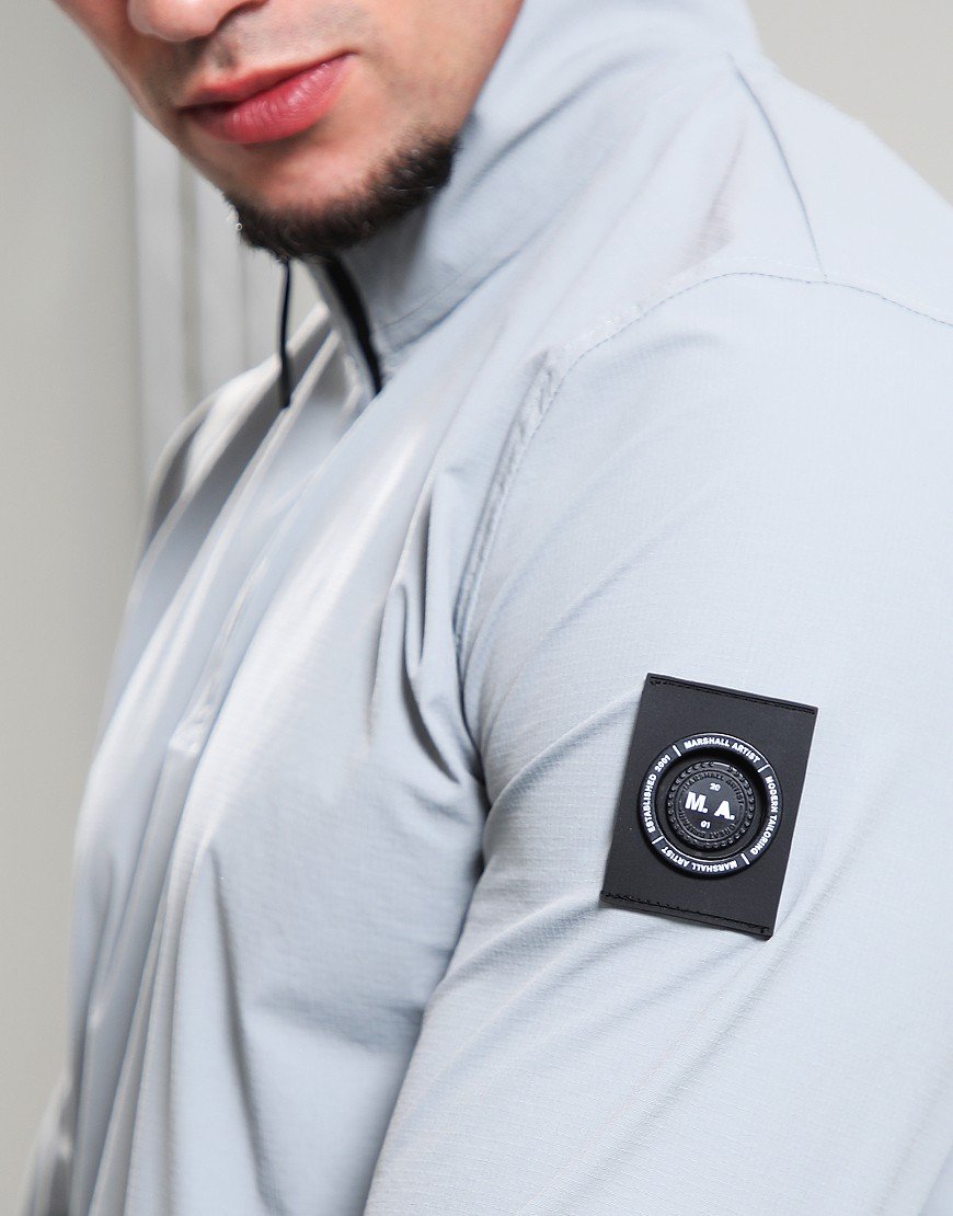 Marshall Artist Lennox 1/4 Zip Monument Grey