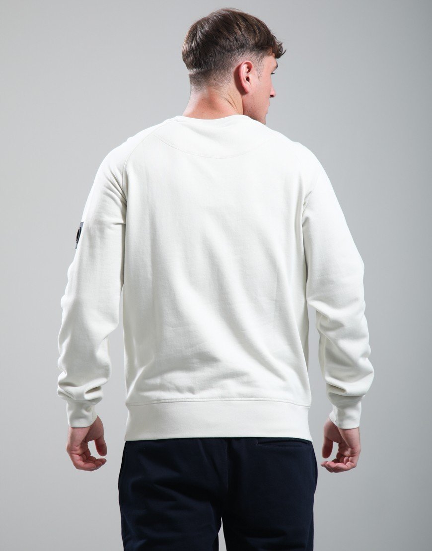Marshall Artist Lennox Crew Neck Sweat Silver Birch