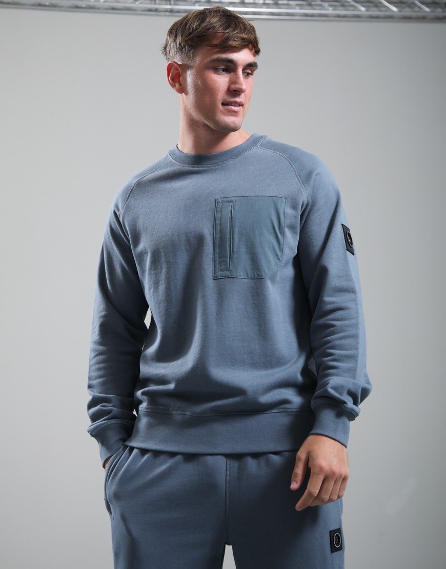 Marshall Artist Lennox Crew Neck Sweat Storm Grey