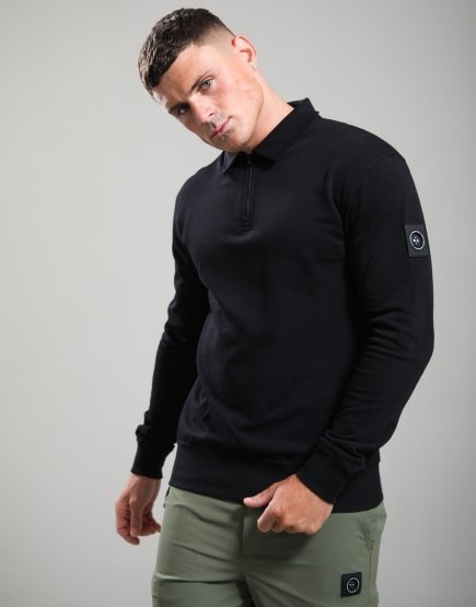 Marshall Artist Lewisham Zip Sweat Black
