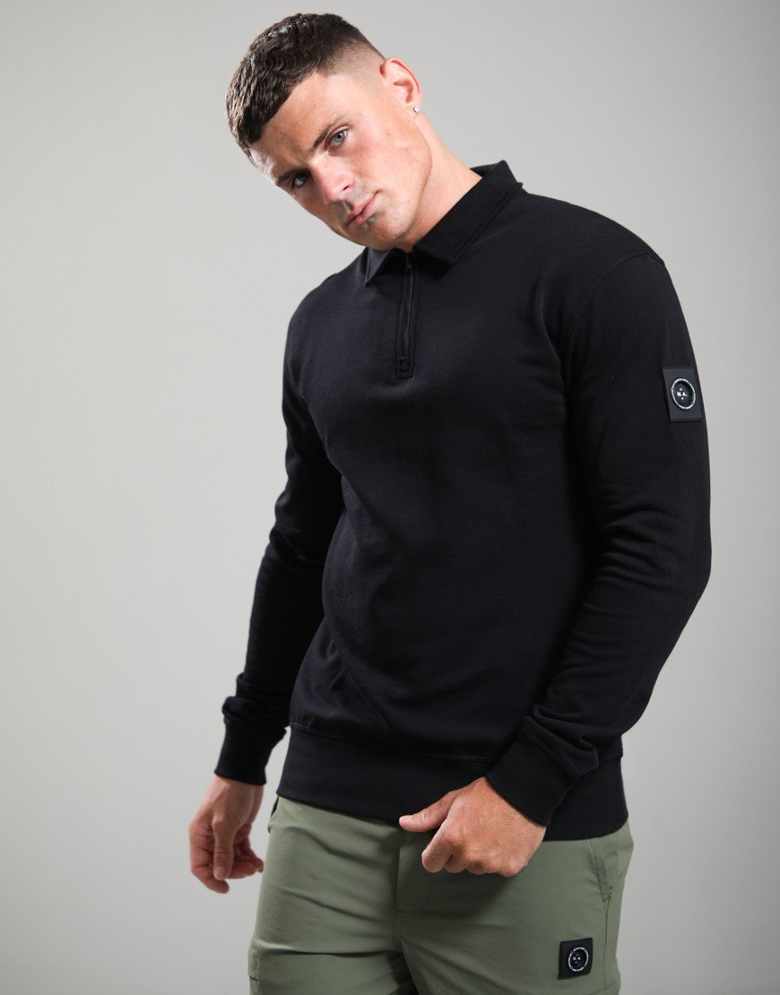 Marshall Artist Lewisham Zip Sweat Black