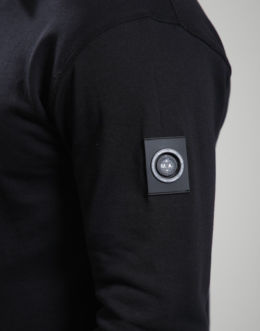 Marshall Artist Lewisham Zip Sweat Black