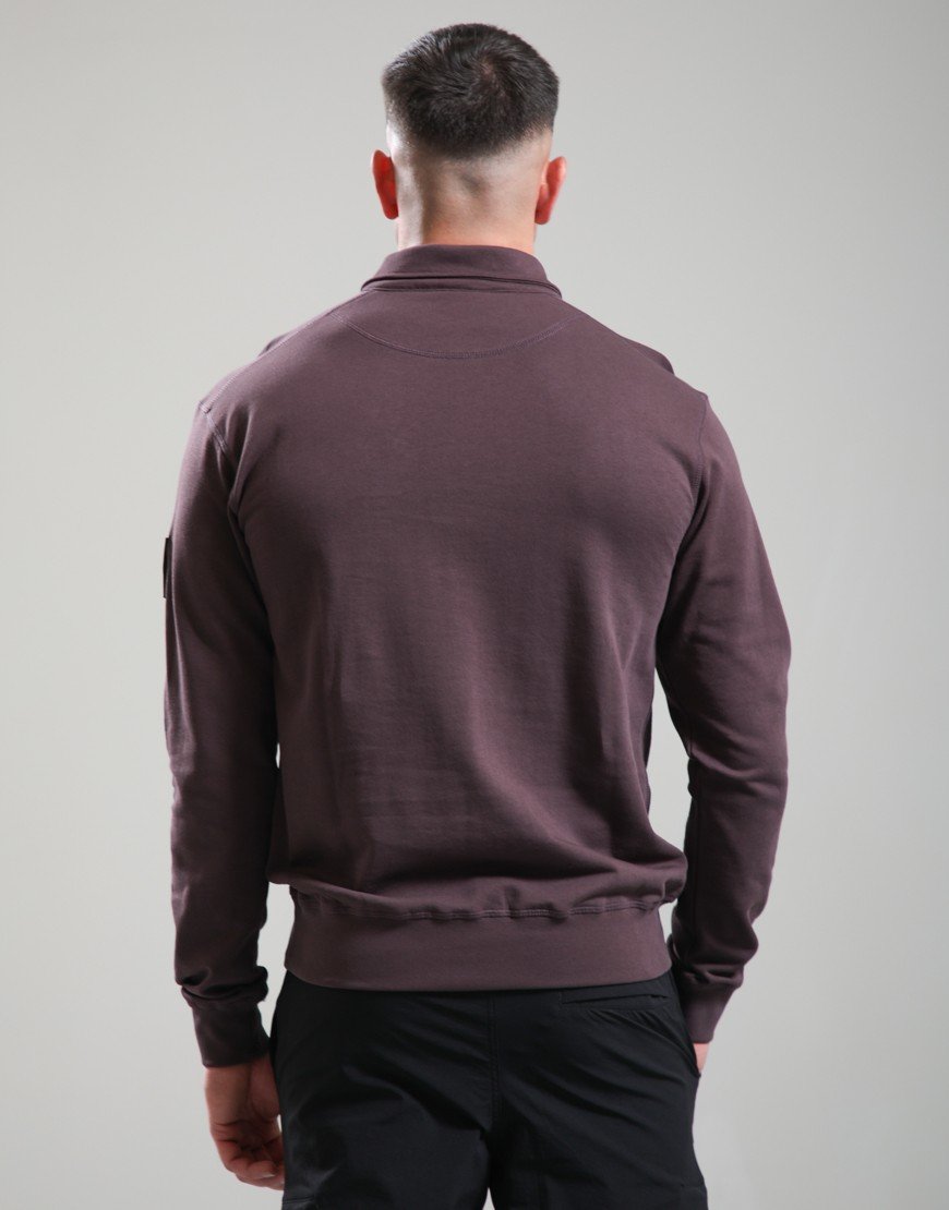 Marshall Artist Lewisham Zip Sweat Bordeaux