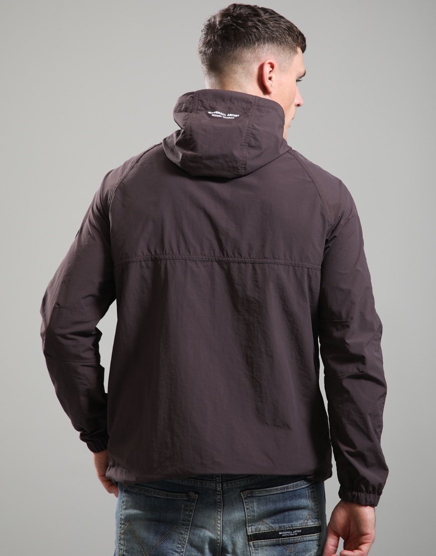 Marshall Artist Sefton 1/4 Zip Jacket Bordeaux