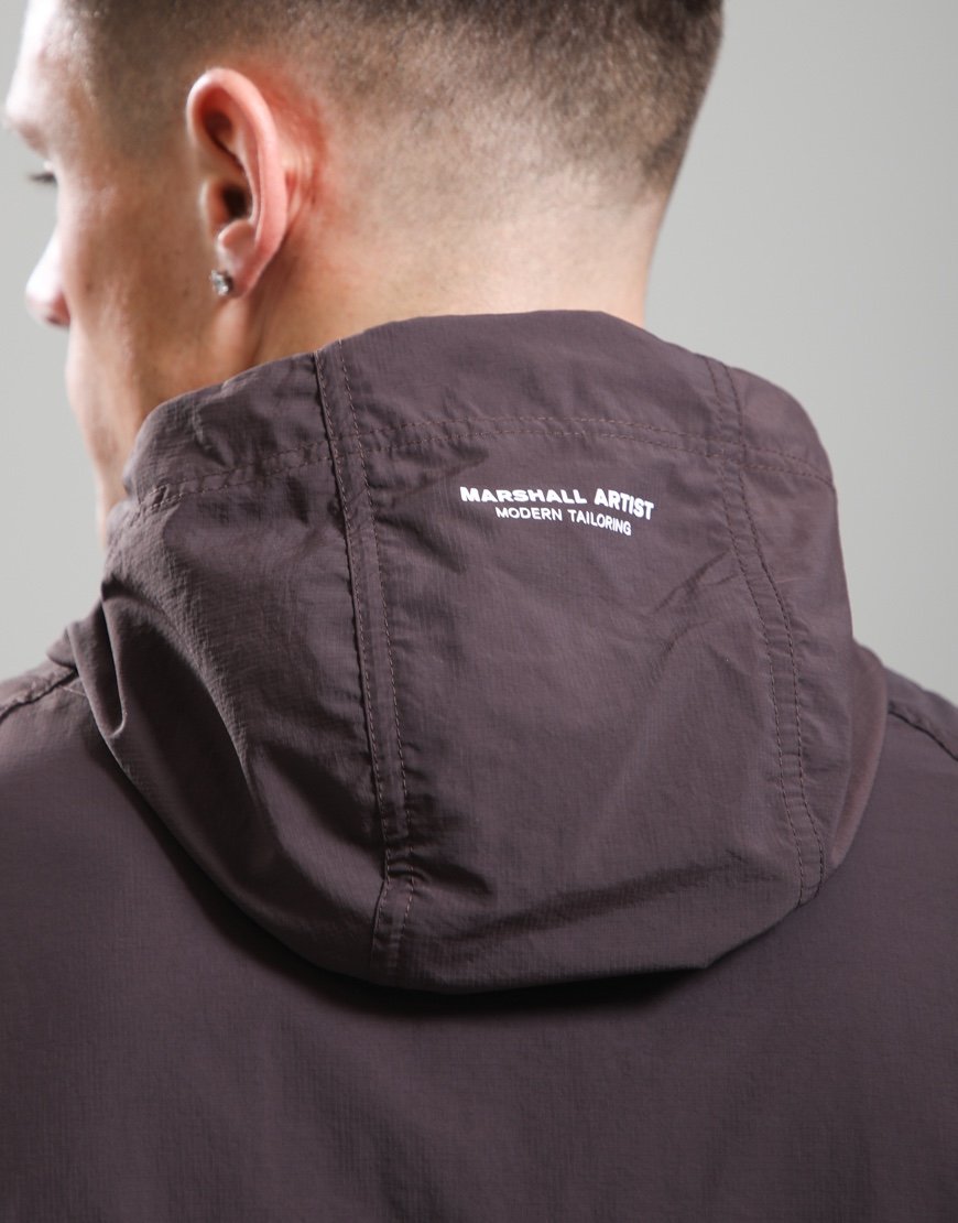Marshall Artist Sefton 1/4 Zip Jacket Bordeaux
