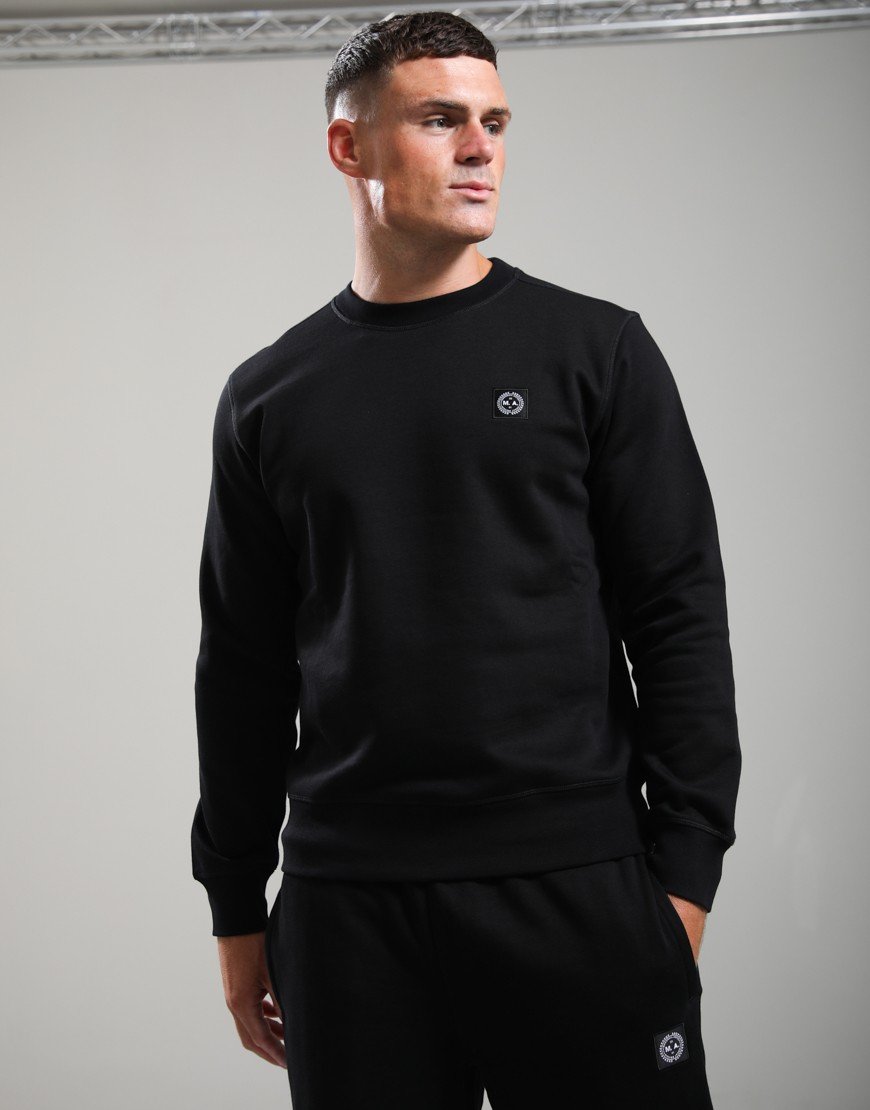 Marshall Artist Marchio Crew Neck Sweat Black