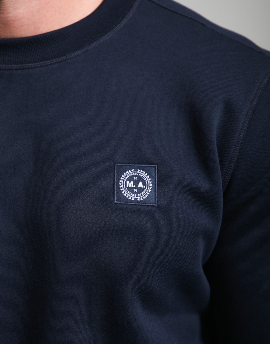 Marshall Artist Marchio Crew Neck Sweat Navy