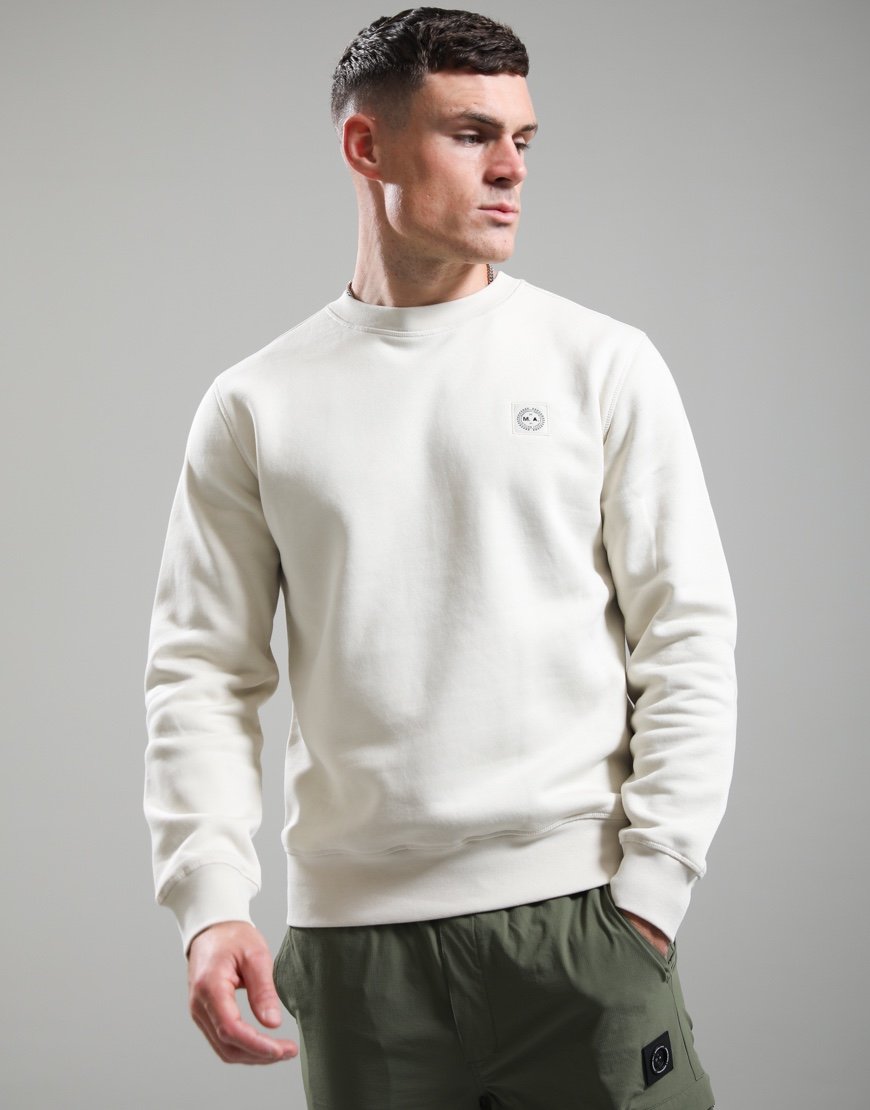 Marshall Artist Marchio Crew Neck Sweat Silver Birch