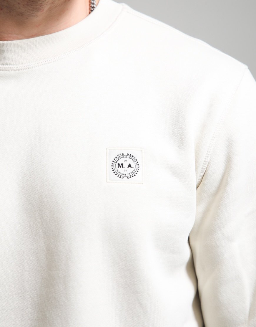 Marshall Artist Marchio Crew Neck Sweat Silver Birch
