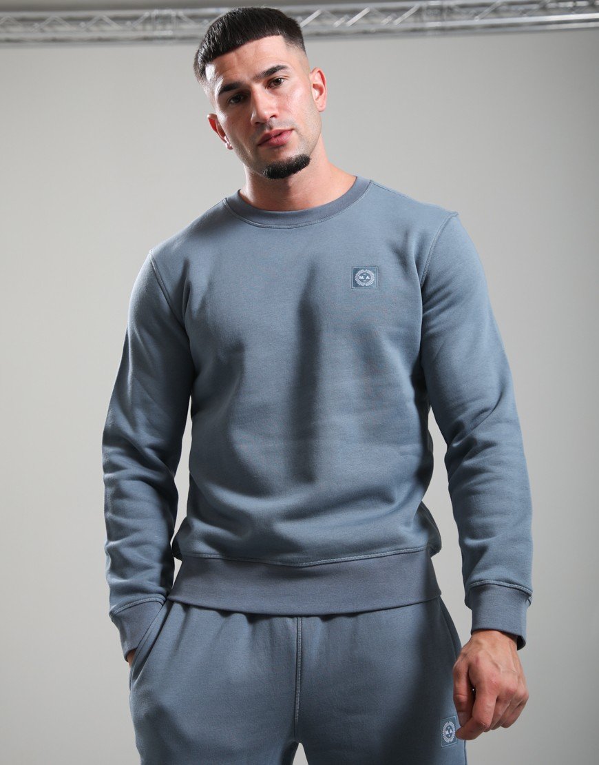 Marshall Artist Marchio Crew Neck Sweat Storm Grey