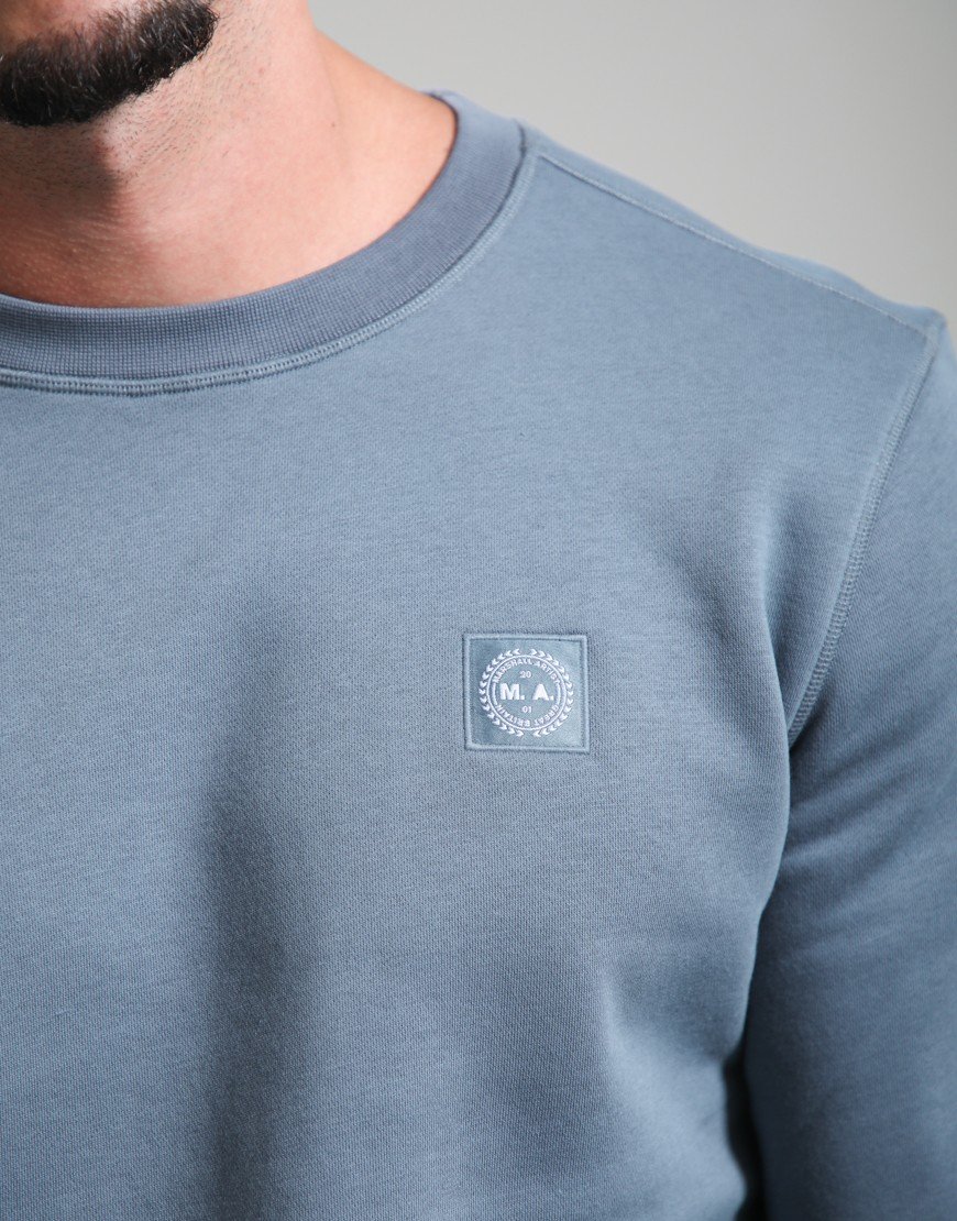 Marshall Artist Marchio Crew Neck Sweat Storm Grey