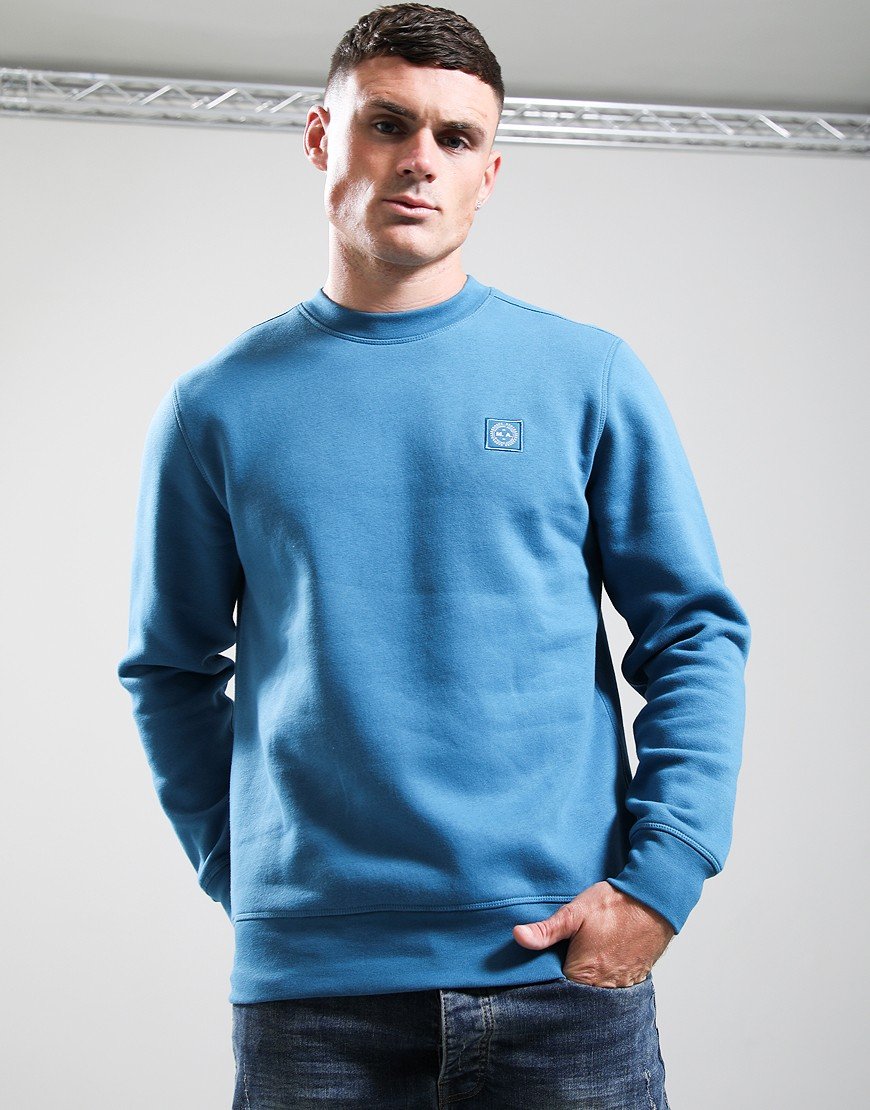Marshall Artist Marchio Crew Neck Sweat Teal