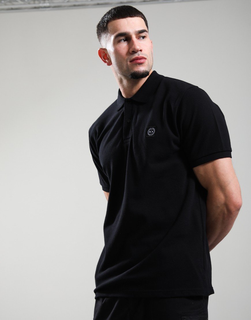 Marshall Artist Marchio Polo Shirt Black