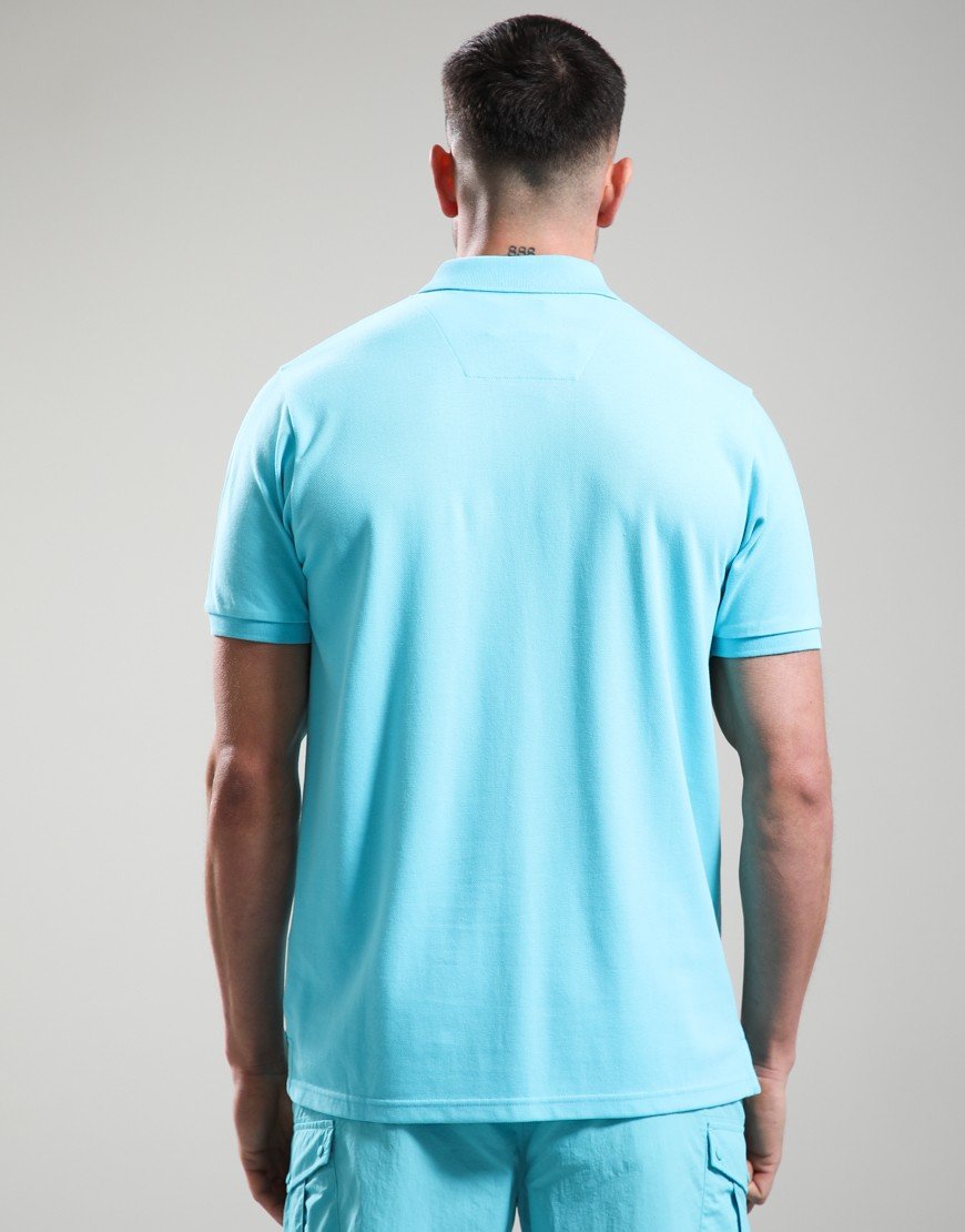Marshall Artist Marchio Polo Shirt Cyan