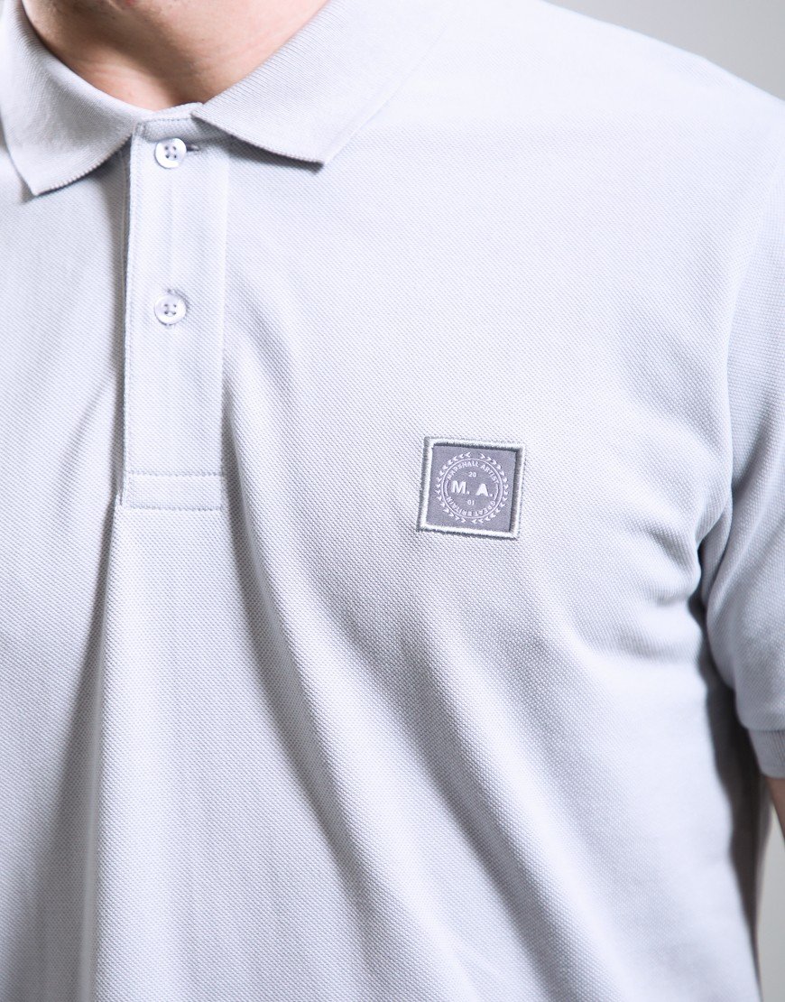 Marshall Artist Marchio Polo Shirt Oceanic Grey