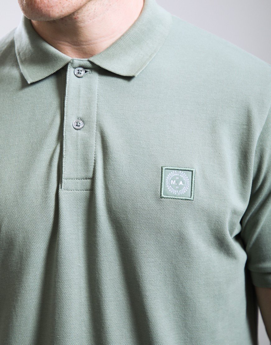 Marshall Artist Marchio Polo Shirt Sage