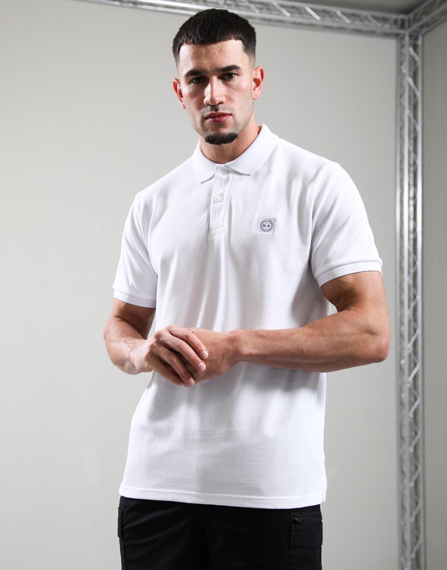 Marshall Artist Marchio Polo Shirt White