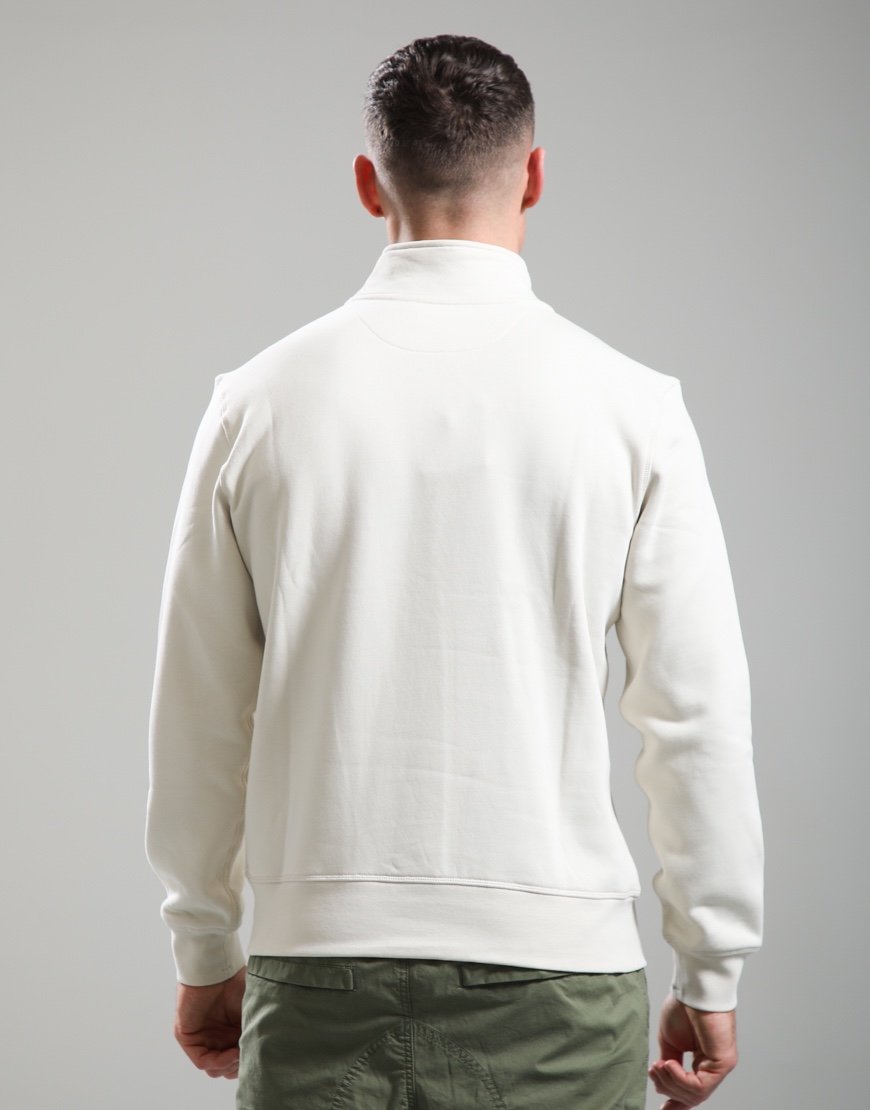Marshall Artist Marchio 1/4 Zip Sweat Silver Birch