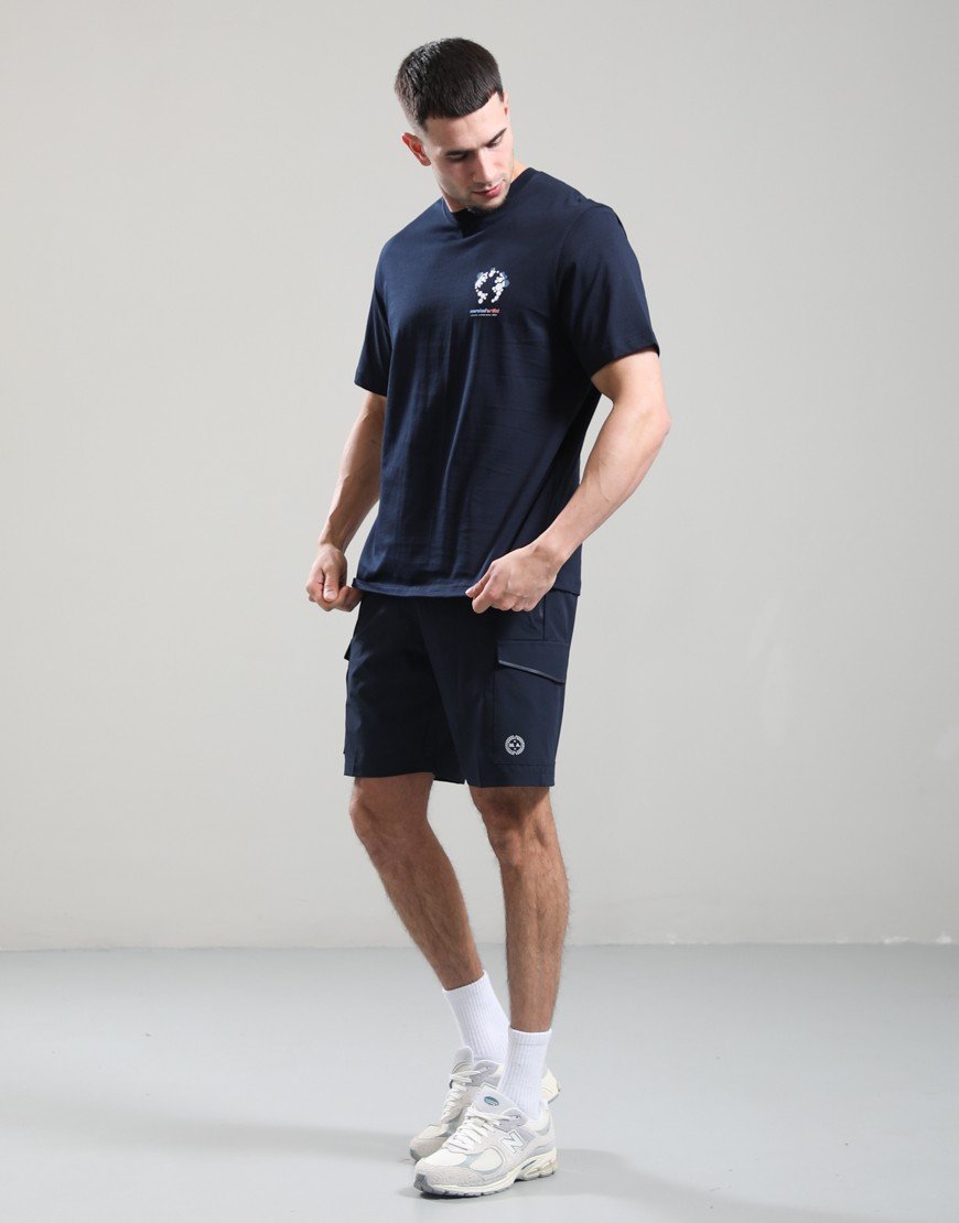Marshall Artist New World Order T-Shirt Navy