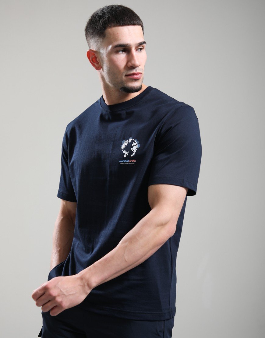 Marshall Artist New World Order T-Shirt Navy