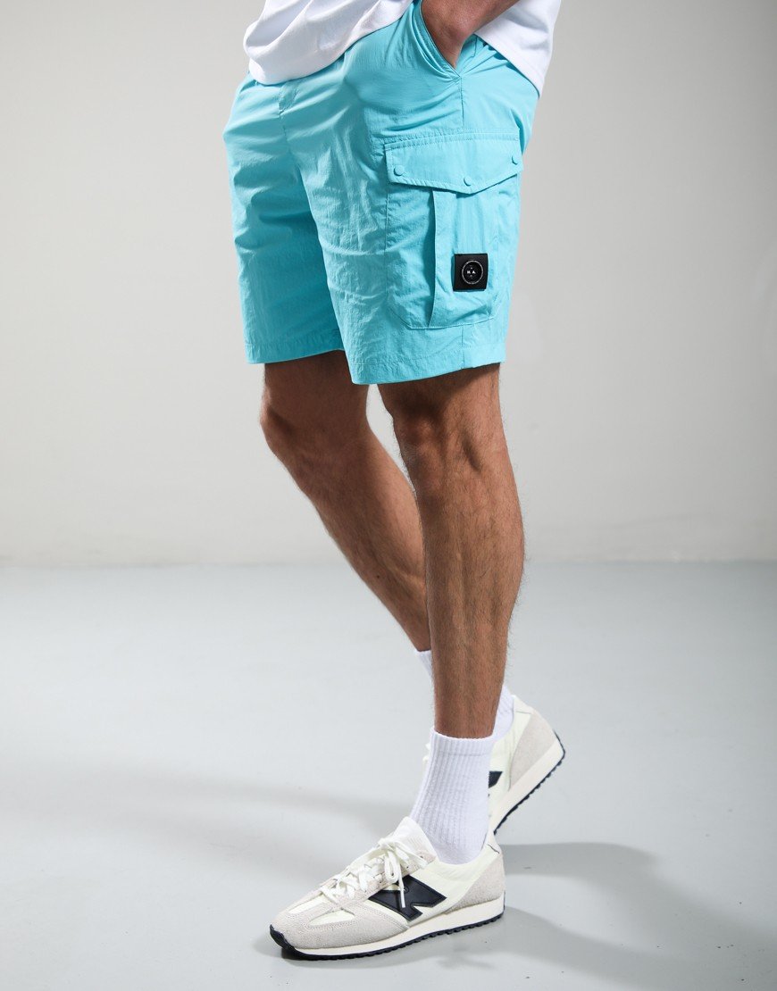 Marshall Artist Newport Cargo Shorts Cyan