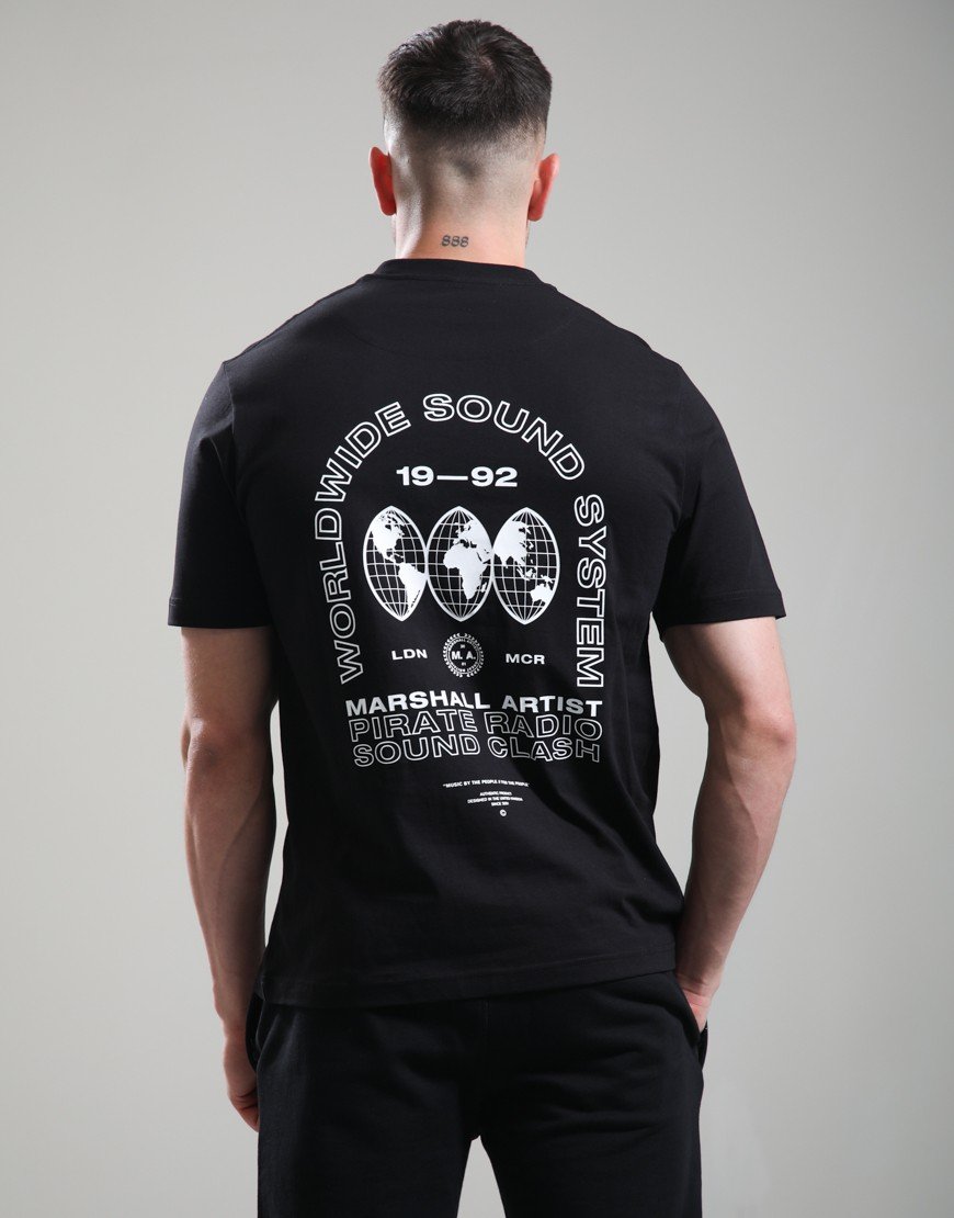 Marshall Artist Pirate Radio T-Shirt Black
