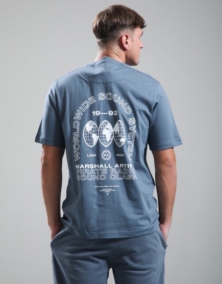 Marshall Artist Pirate Radio T-Shirt Storm Grey