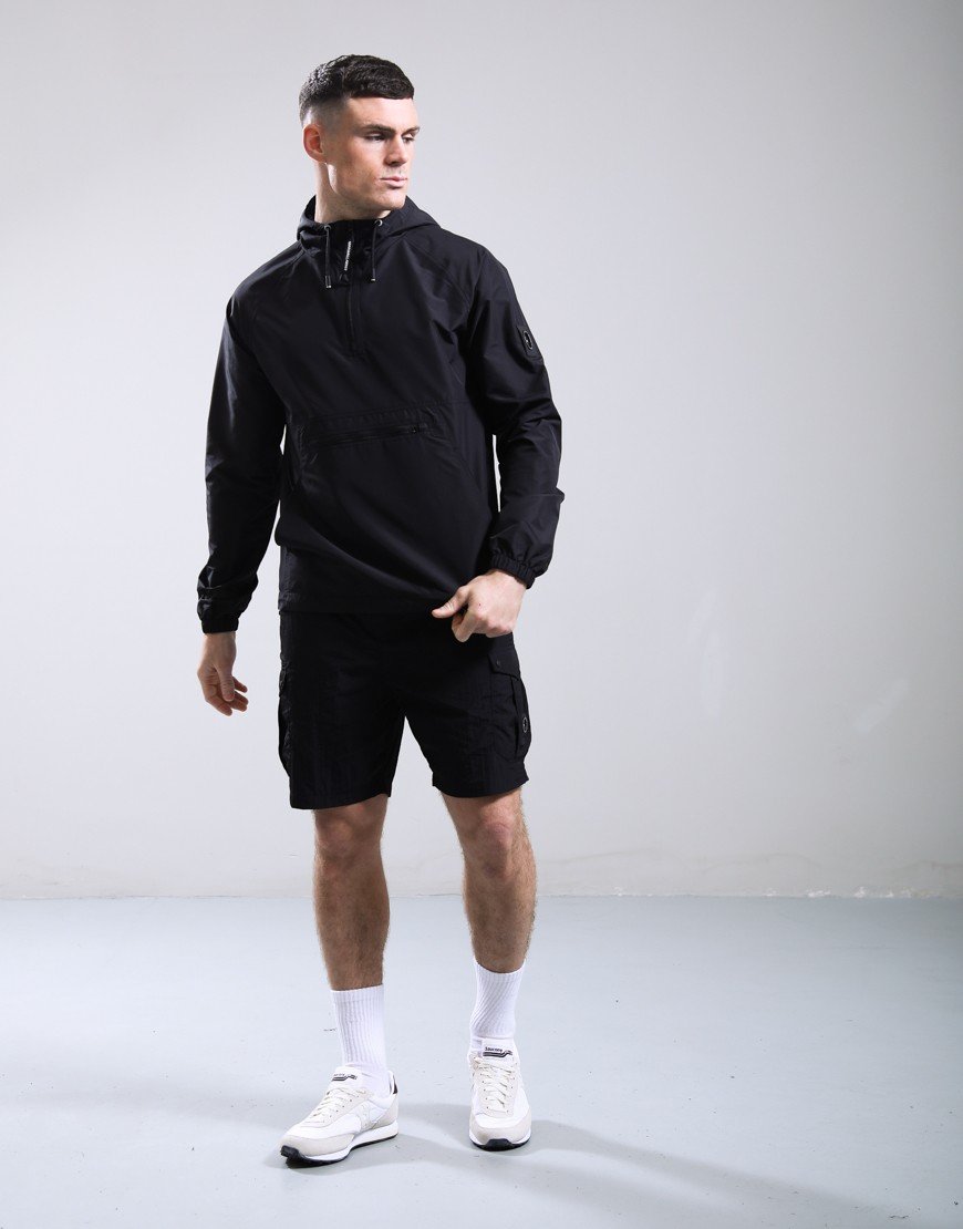 Marshall Artist Prenton 1/4 Zip Jacket Black