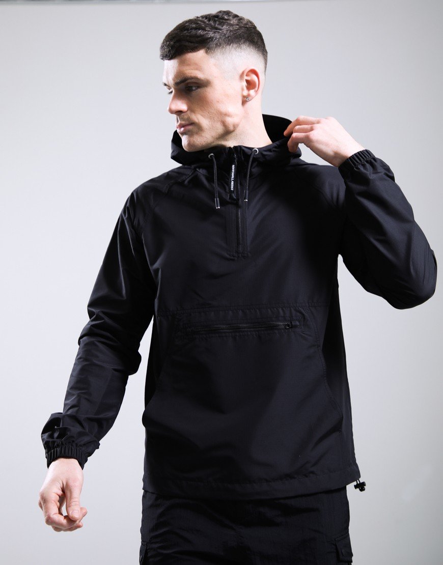 Marshall Artist Prenton 1/4 Zip Jacket Black