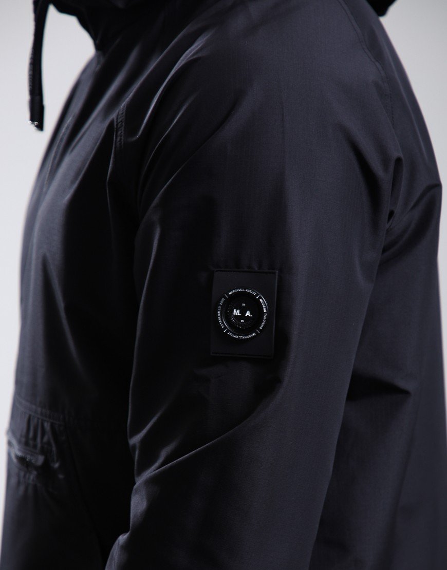 Marshall Artist Prenton 1/4 Zip Jacket Black