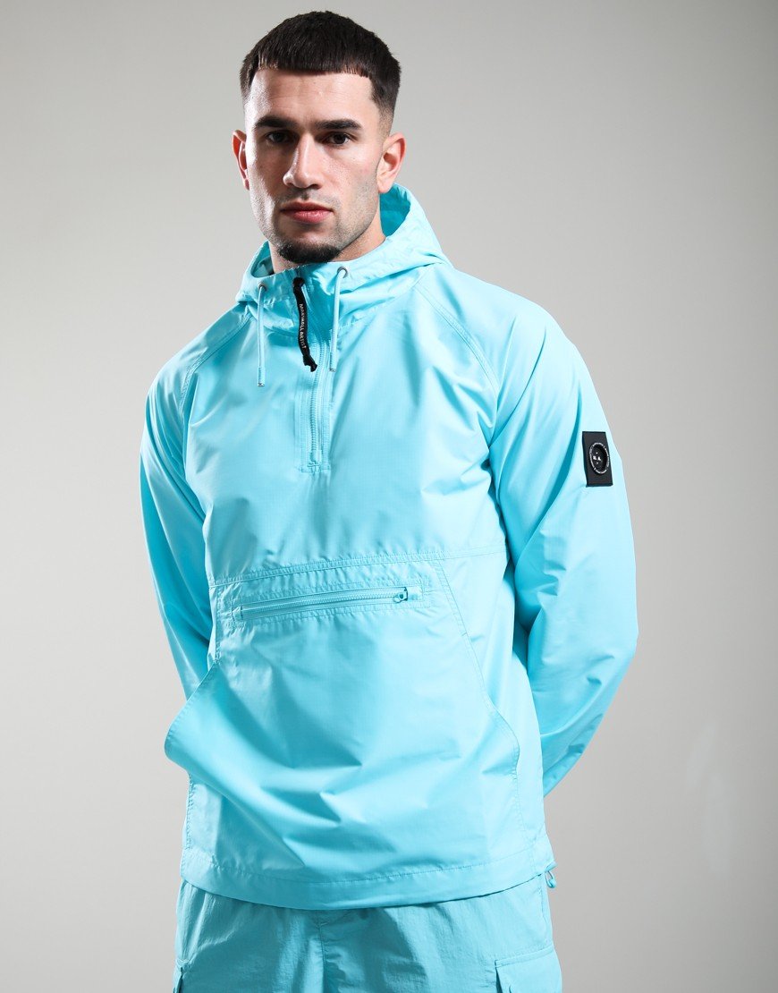 Marshall Artist Prenton 1/4 Zip Jacket Cyan