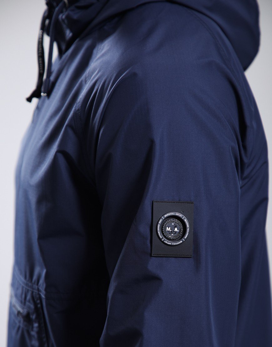 Marshall Artist Prenton 1/4 Zip Jacket Navy