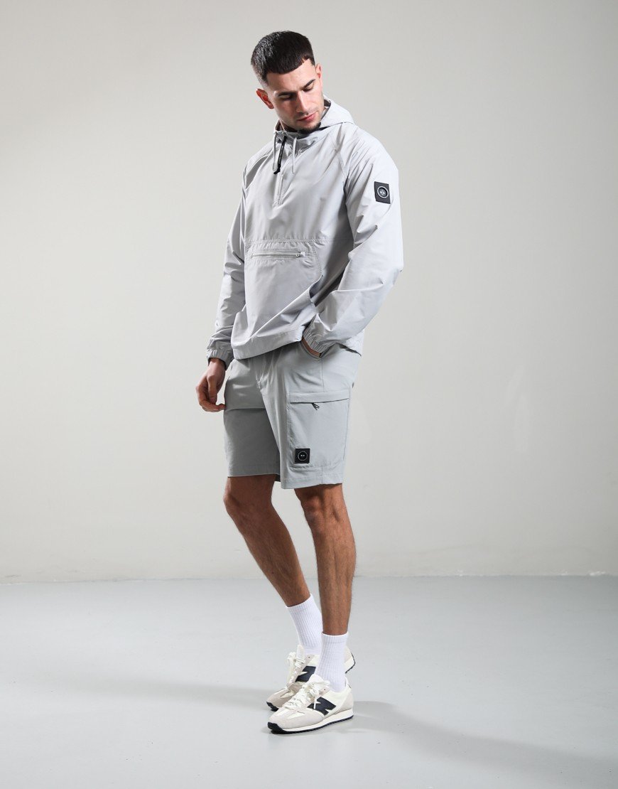 Marshall Artist Prenton 1/4 Zip Jacket Oceanic Grey