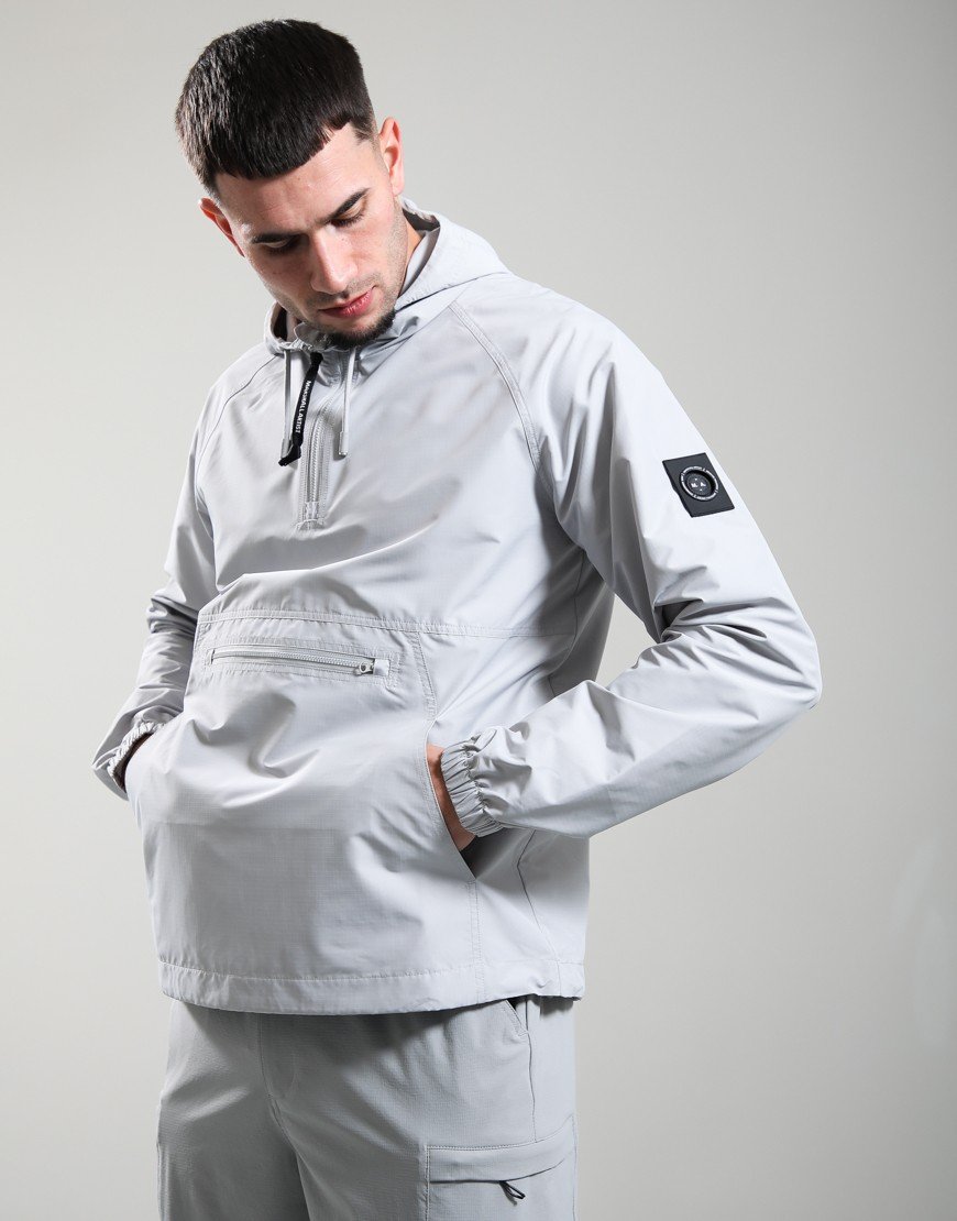 Marshall Artist Prenton 1/4 Zip Jacket Oceanic Grey