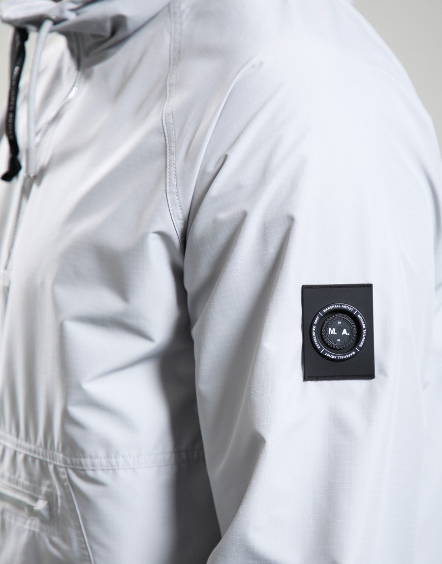 Marshall Artist Prenton 1/4 Zip Jacket Oceanic Grey