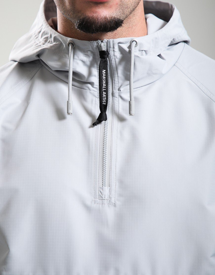 Marshall Artist Prenton 1/4 Zip Jacket Oceanic Grey