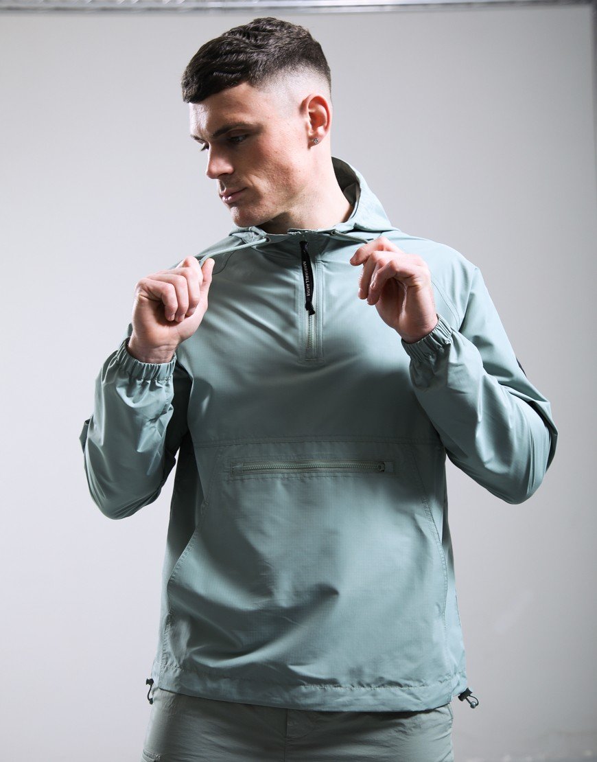 Marshall Artist Prenton 1/4 Zip Jacket Sage