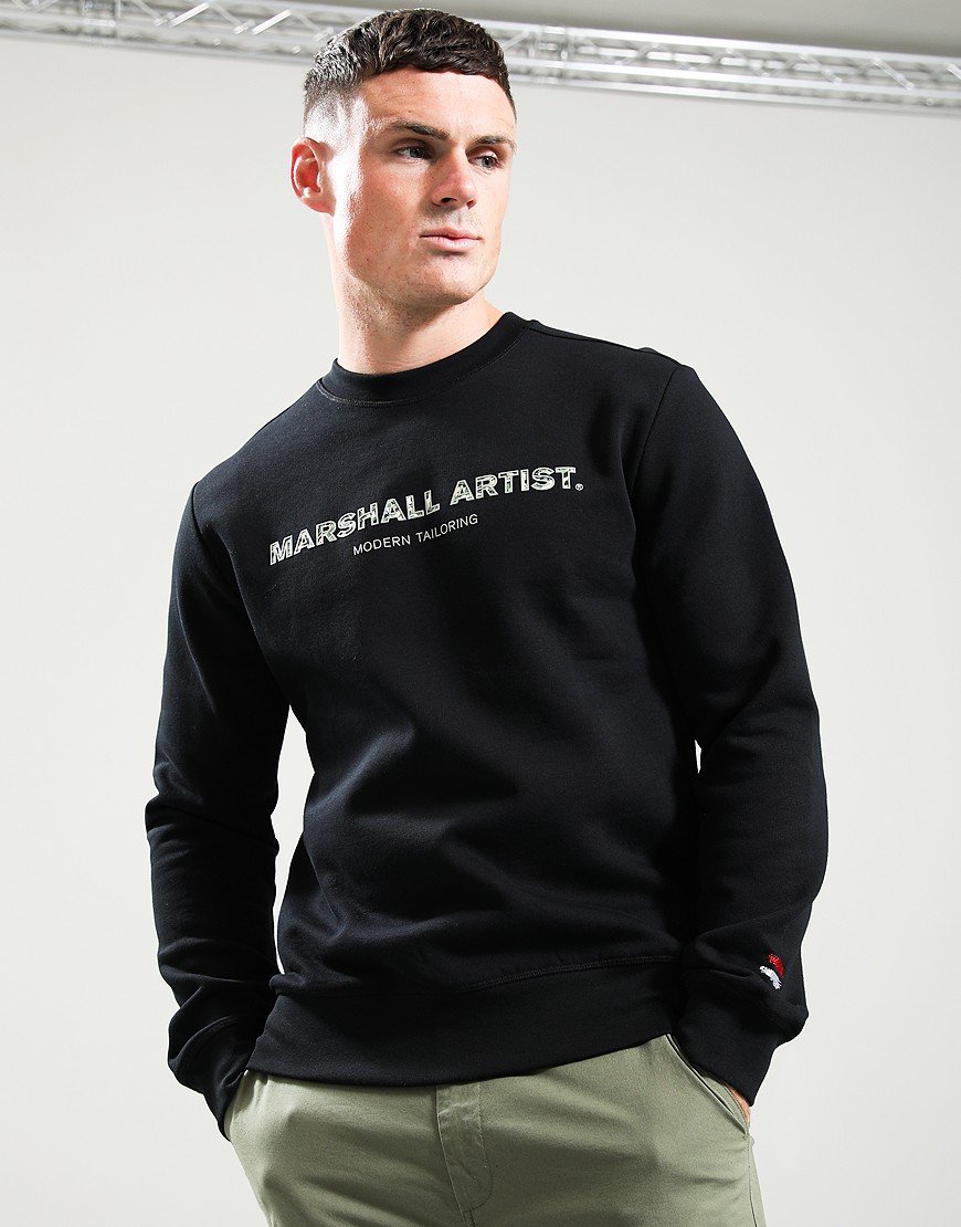 Marshall Artist Resurrection Crew Neck Sweat Black